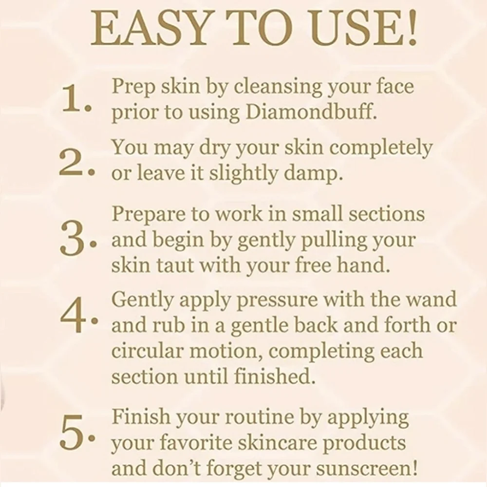 New Bee Stunning Diamondbuff Microdermabrasion Tool